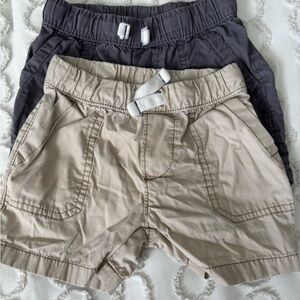 Carter's Kids Shorts in Gray and Tan